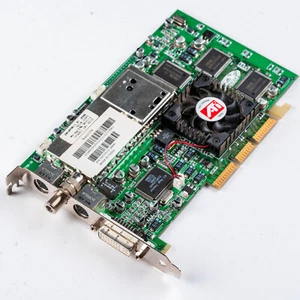 ATI All-In-Wonder Radeon 7200 32MB Windows 98 Retro Graphics Card DVI VGA Rage - Picture 1 of 3