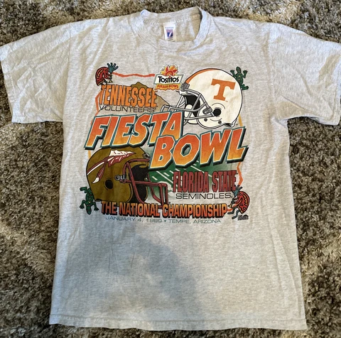 Logo 7 1998 Tennessee Tostitos Bowl National champs shirt Size Large Cover