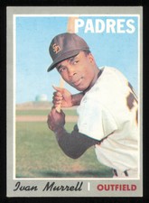 1970 Topps #179 Ivan Murrell Baseball Card - - - Excellent