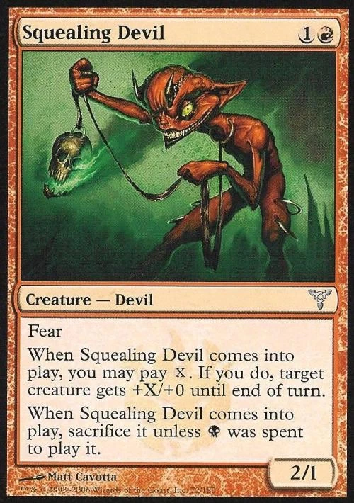 Squealing Devil -Foil Medium Play MTG Dissension - Image 1 of 1