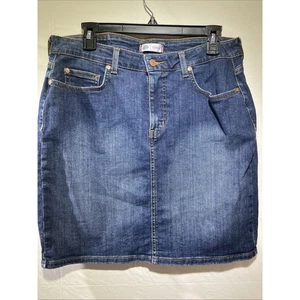 Dickies Damen blau Denim gerader Rock - Bild 1 von 7