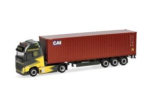 Herpa 319256 Volvo FH GL XL eléctrico 40 ft contenedor-semirremolque "Ancotrans/CAI" - Imagen 1 de 1
