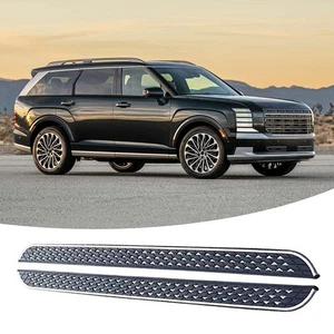 2Pcs Pedal Side Step Running Board Nerf Bar Fits For Hyundai Palisade LX3 2026 - Picture 1 of 7