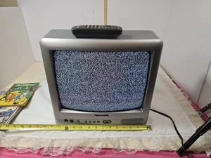 Panasonic CT-13R37S 13in Color CRT Television Retro Gaming W/Remote Tested HTF - Picture 1 of 13