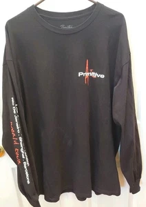 Primative Above The Clouds World Tour Size 2XL Black Long Sleeve T-Shirt - Picture 1 of 6