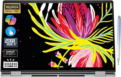 HP Envy x360 16" 2-in-1 Laptop, AMD Ryzen 5 8640HS AI , Touchscreen, Windows 11 - Image 1 of 4