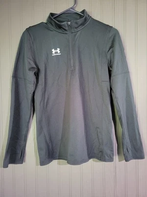 Pullover Under Armour 1/4 Cremallera Niños Jóvenes Talla L Negro Manga Larga Foto 1 de 3
