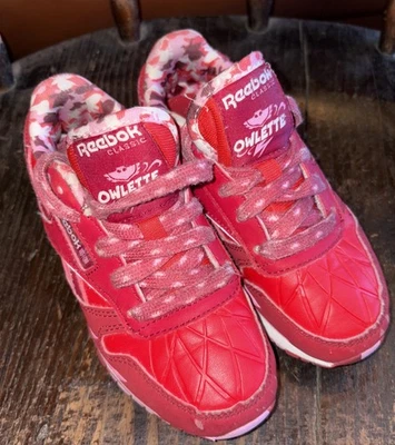 Reebok PJ Masks Owlette Power Heroes Rojo y Rosa Niños Zapato Escolar Rojo Talla 11 Foto 1 de 4