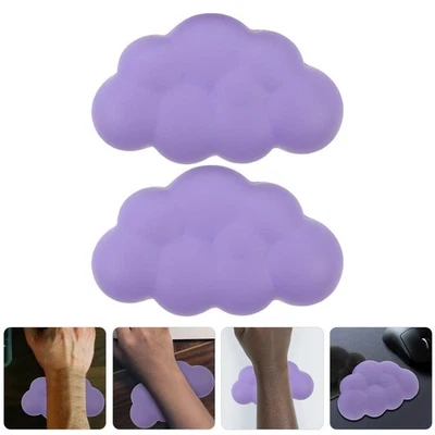  2 Pcs Poggiapolsi Tastiera Gaming Poggiapolso Resto Del Da Scrivania - Immagine 1 di 4