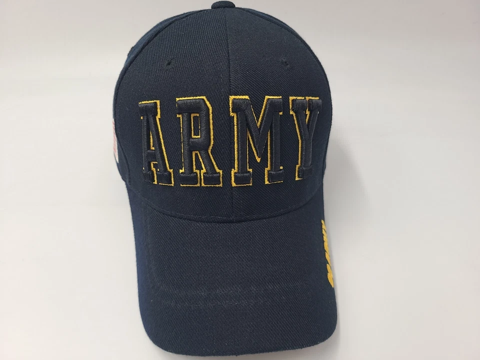 Gorra ajustable United States Go Army Coliseo mezcla de lana EE. UU. militar negra Foto 1 de 4