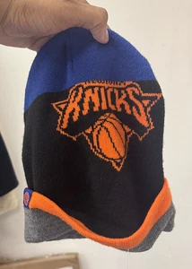 NBA NEW YORK KNICKS OFFICIAL CAP FOR WINTER FREE SIZE - Picture 1 of 2
