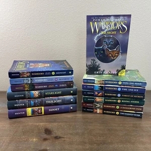 13 Book Lot Warriors Erin Hunter The New Prophecy Power Of 3 Prophecies Begin - Picture 1 of 15