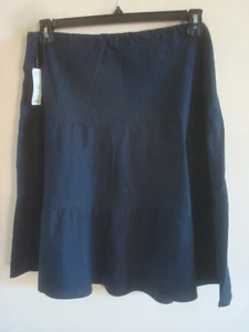 Falda de mujer azul marino en capas talla L (12-14) nueva con etiquetas forro nueva con etiquetas - Imagen 1 de 2
