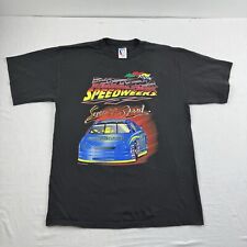 Vintage Daytona Speedweeks Shirt Adult Large Black 1998 Nascar WEARABLE DRYROT