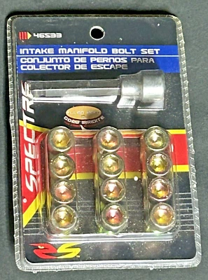 46533 Spectre - Intake Manifold Bolt Set w/ Allen Head Tool Gold - Image 1 of 2