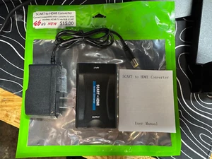 SCART to HDMI Converter. 1080p / 720p Scaler with Power Adapter - Picture 1 of 1