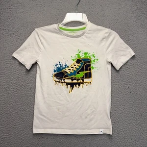 Tommy Bahama Shirt Boys Medium 7/9 White Sneaker Crewneck Pullover FLAWS - Picture 1 of 6