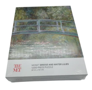 Die Met Monet Brücke und Seerosen 1.000 Stück Puzzle neu fabrikversiegelt - Bild 1 von 8