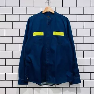 10 CAMISA DEEP SAFETY FIRST AZUL ÍNDIGO BOLSILLO LS - Imagen 1 de 5