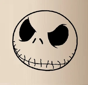Calcomanía de pared o ventana Jack Skellington #1 ~ - Imagen 1 de 5