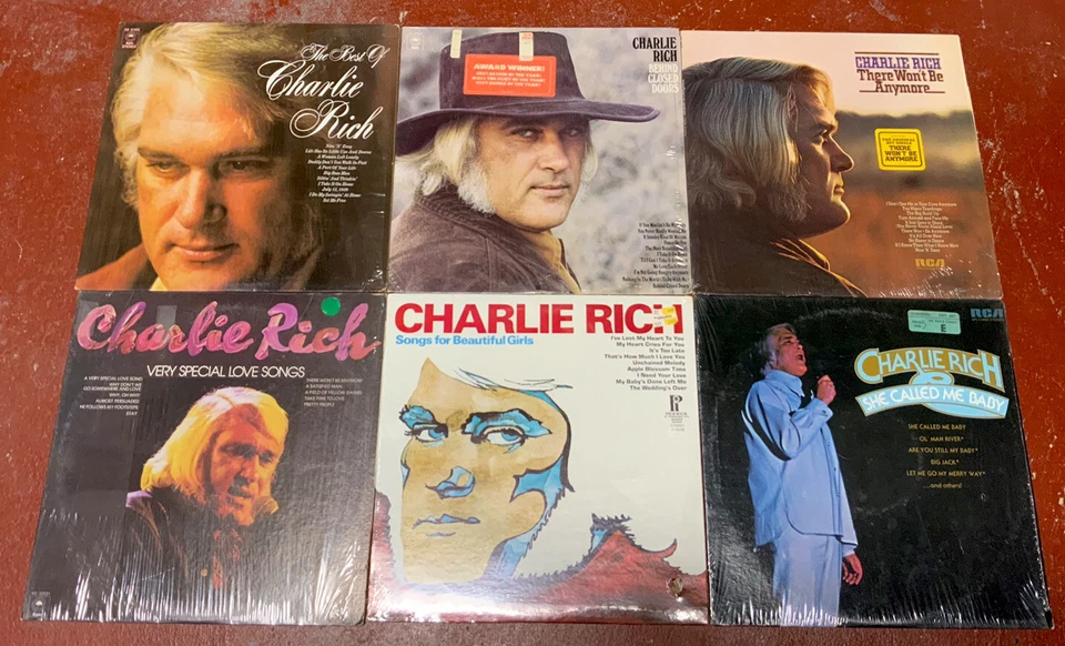 1972-1974 Charlie Rich Epic/RCA Victor/Pickwick Records 6~LP *Vinyl (VG+-Sealed) - Image 1 of 4