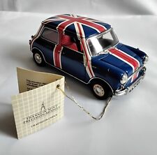 New ListingFranklin Mint 1:24 Morris Mini Cooper 1967 - Union Jack - no box -no wingmirrors