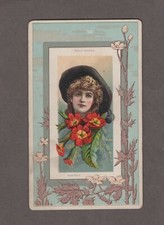 1888 N106 W.Duke Sons & Co. Fairest Flowers in the World Bella Archer Auricula