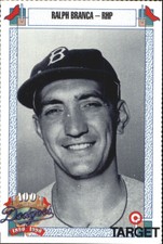 1990 Dodgers Target Baseball  Brooklyn Dodgers Baseball  #67 Ralph Branca