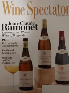 Wine Spectator Magazine May 31 2024 Ramonet Red Burgundy Chef Curtis Stone - Bild 1 von 2