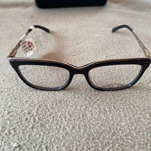 Oscar De La Renta Eyeglasses Frames OSL720 - 53-17-135, Black/Gold With Case D-1 - Picture 1 of 10