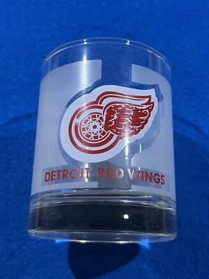 Juego de hockey de expansión vintage 1967 Detroit Red Wings primera NHL vidrio Foto 1 de 3
