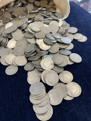 (40) Liberty V Nickel Roll  Mixed Date 1890’s-1912 Full Date Coins Estate Lot! Cover