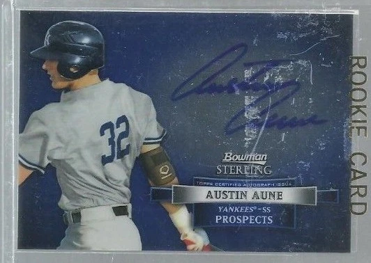  2012 Bowman Sterling Prospect Autographs #AAU Austin Aune (ref 34538) - Image 1 of 1