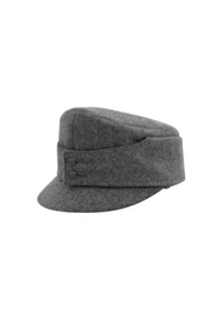 WWII German Gebirgsjager Bergmütze EM Grey Wool field cap L - Imagen 1 de 2