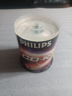 Philips CD-R 80 Min 700MB 40X Speed Recordable Blank Discs - 94 Pack Spindle - Image 1 of 4