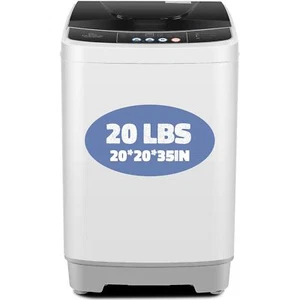 Nictemaw Portable Washing Machine, 20Lbs Capacity Full-Automatic Portable Washer - Picture 1 of 9