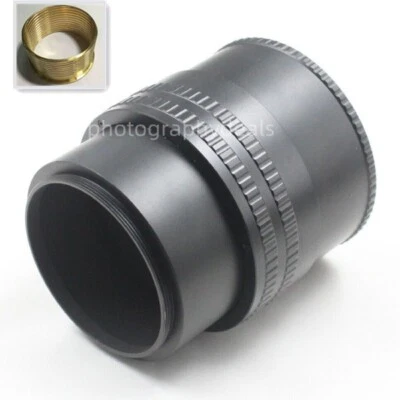 Brass M65 to M65 Mount 36mm-90mm Adjustable Focusing Helicoid Adapter Macro Tube - Image 1 of 4
