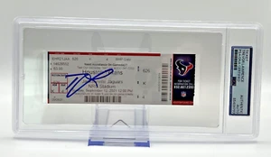Trevor Lawrence Signed Autograph NFL Debut Ticket Stub 9/12/21 Texans PSA/ DNA - Picture 1 of 3