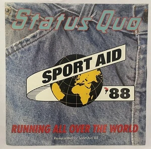 Status Quo Running All Over The World (PS) 12" Vinyl Single QUAID112 Rock - Imagen 1 de 3