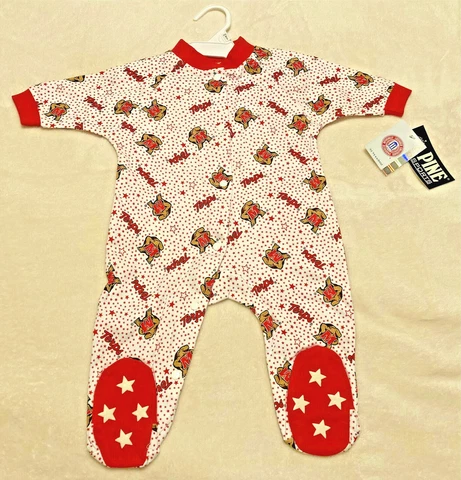 NEW University of Maryland Infant Pajamas with Feet Cover