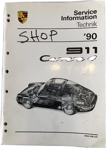 FACTORY ORIGINAL Porsche Service info 1991 911 Carrera 4 - Picture 1 of 8