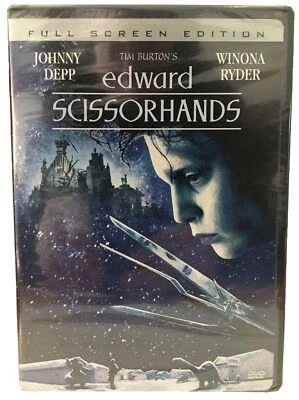 Edward Scissorhands (DVD, 2002, Full Screen Edition) Extras! Depp/Ryder! Sealed! - Image 1 of 2