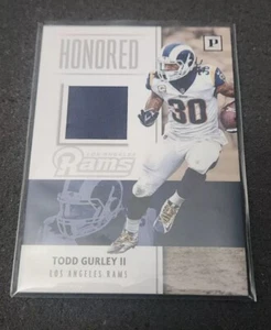 Muestras honradas Panini 2018 #12 Todd Gurley II RAMS JUGADOR USADAS - Imagen 1 de 2
