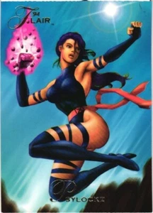 1994 Flair Marvel Comics 1993 Psylocke Card #107 Psylocke vs Revanche - Picture 1 of 2