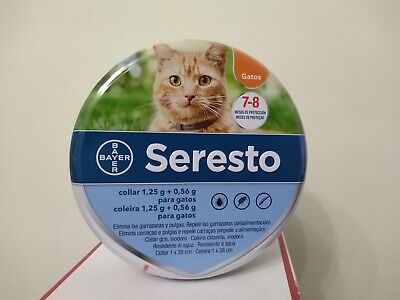Seresto¹collar Flea And Tick Treatment Cat 8 Months Protection Free Shipping • 44.64€