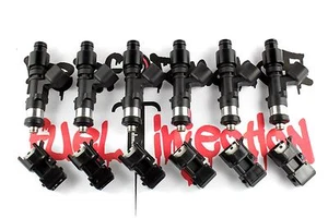6- 1000cc BOSCH Fuel Injectors FITS Nissan Skyline RB26DETT R32 R33 R34 2.6L - Picture 1 of 3