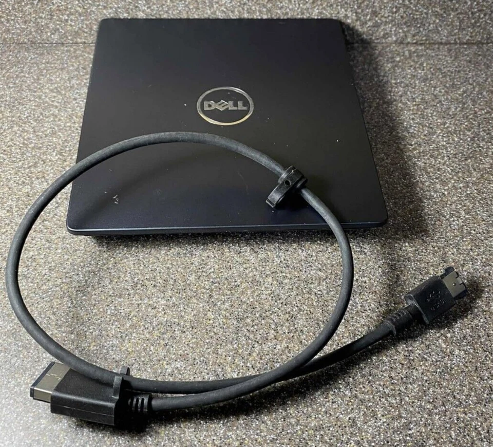 Genuine Dell K01B External or Internal Laptop DVDRW Drive K01B01 with Data Cable - Image 1 of 4