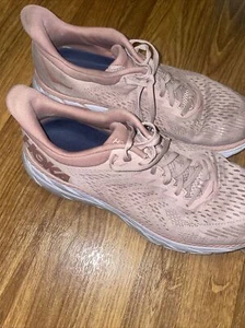 Hoka One One Clifton 7 Women's Size 10.5 Athletic Sneakers Pink 1110509 MRCB - Picture 1 of 17