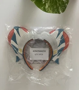 NWT Disney Star Wars Ahsoka Tano Ear Headband by Ashley Eckstein OFFICIAL DISNEY - Picture 1 of 2