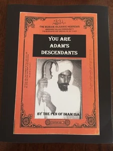 Re-published: Are Adam’s Descendants By The Pen Of Imam Isa / Dr. York ,Ansaar - Picture 1 of 7